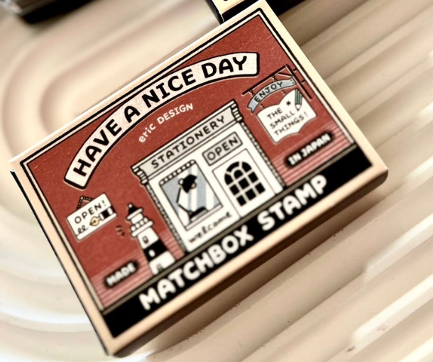eric matchbox-style stam set "Have a nice day"