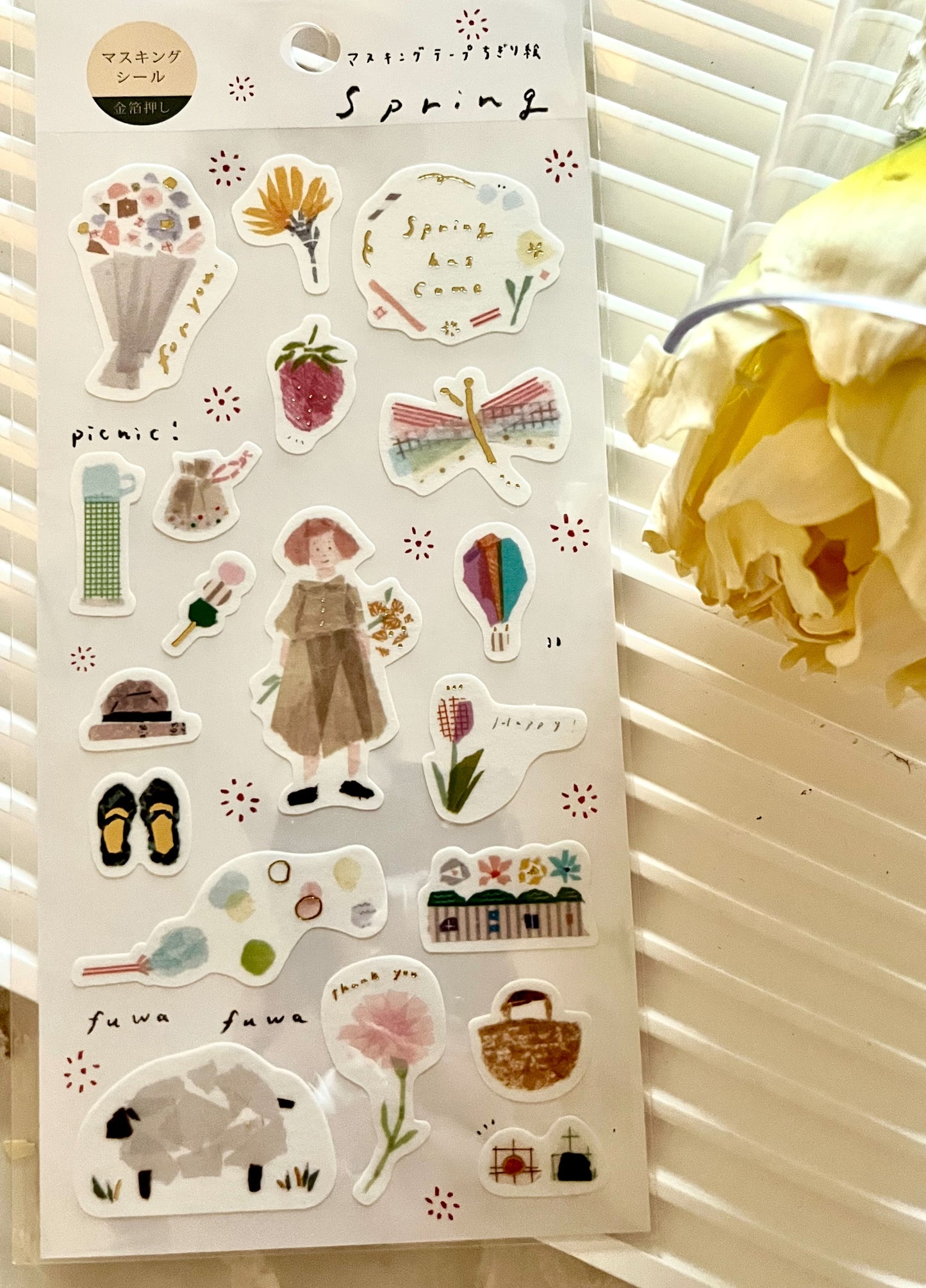 Tamura Miki Stickers : Spring