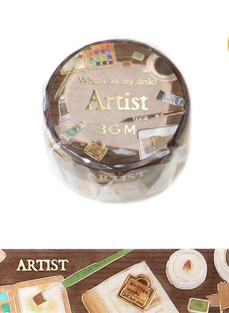 BGM 2024 New Release: 'My Desk' Series - 'Artist' 20mm x 5m