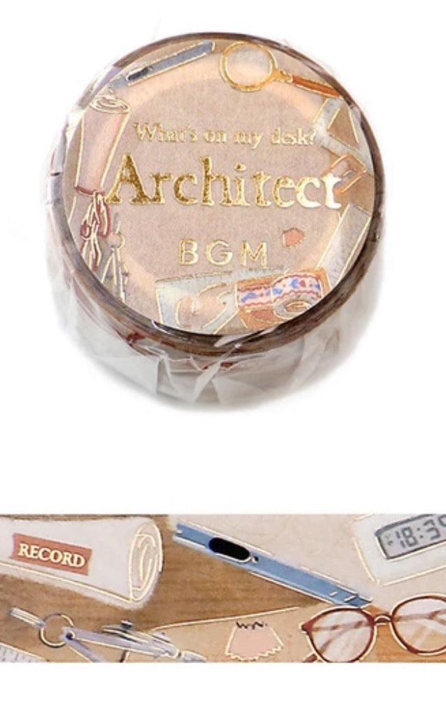 BGM 2024 New Release: 'My Desk' Series - 'Architect' 20mm x 5m