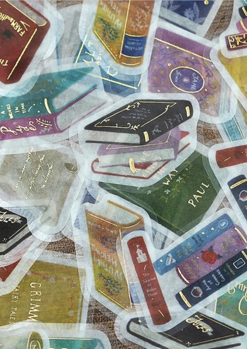 BGM 2024 New Release "Full" Journal Stickers Old Books