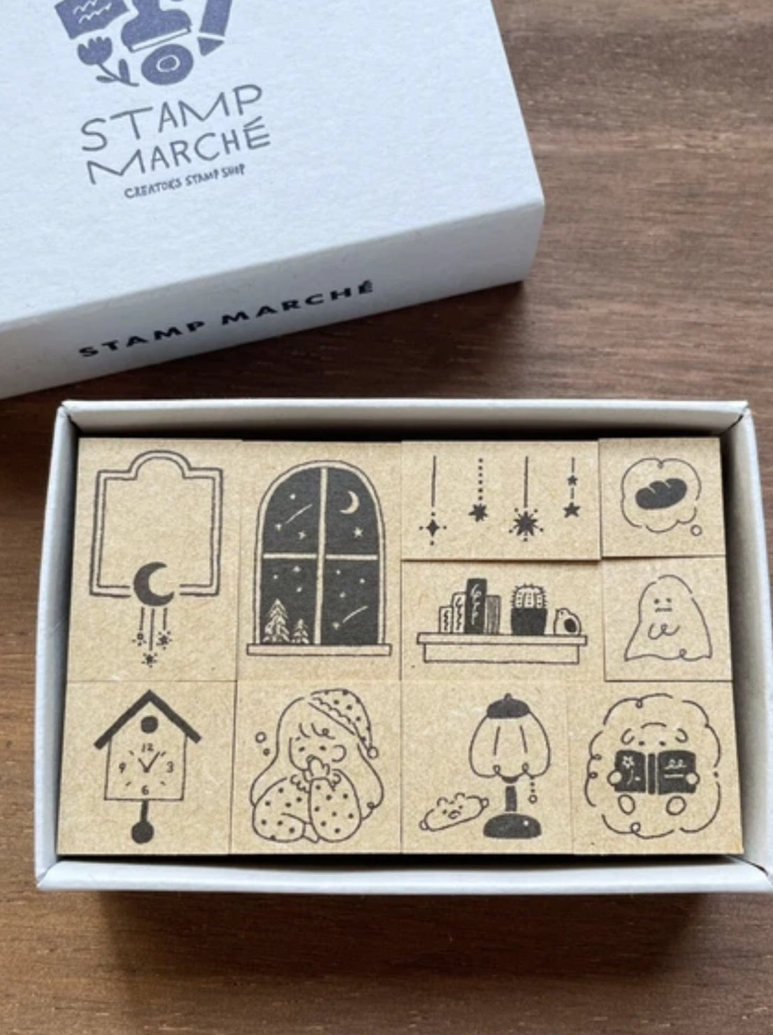 "By the stamp artist 'TEDE. Goodnight Star' stamp set