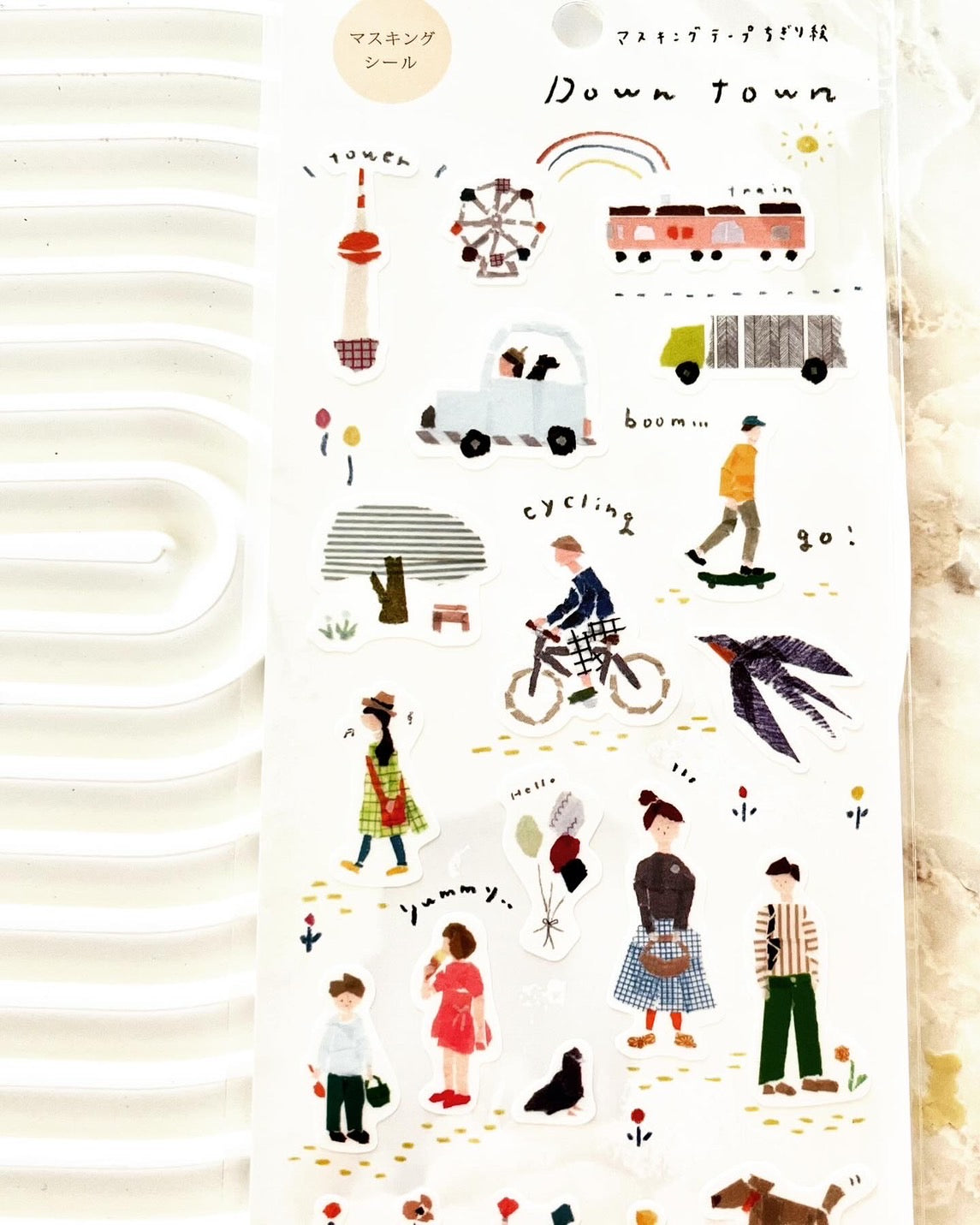 Tamura Miki Stickers : Downtown