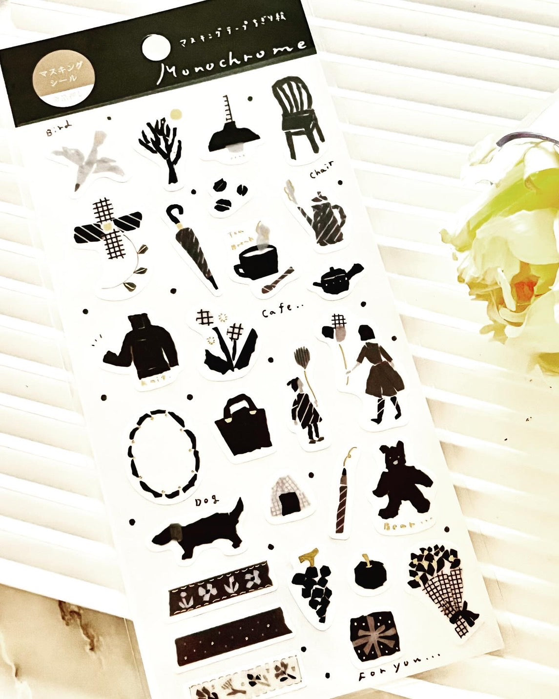Tamura Miki Stickers : Monochrome