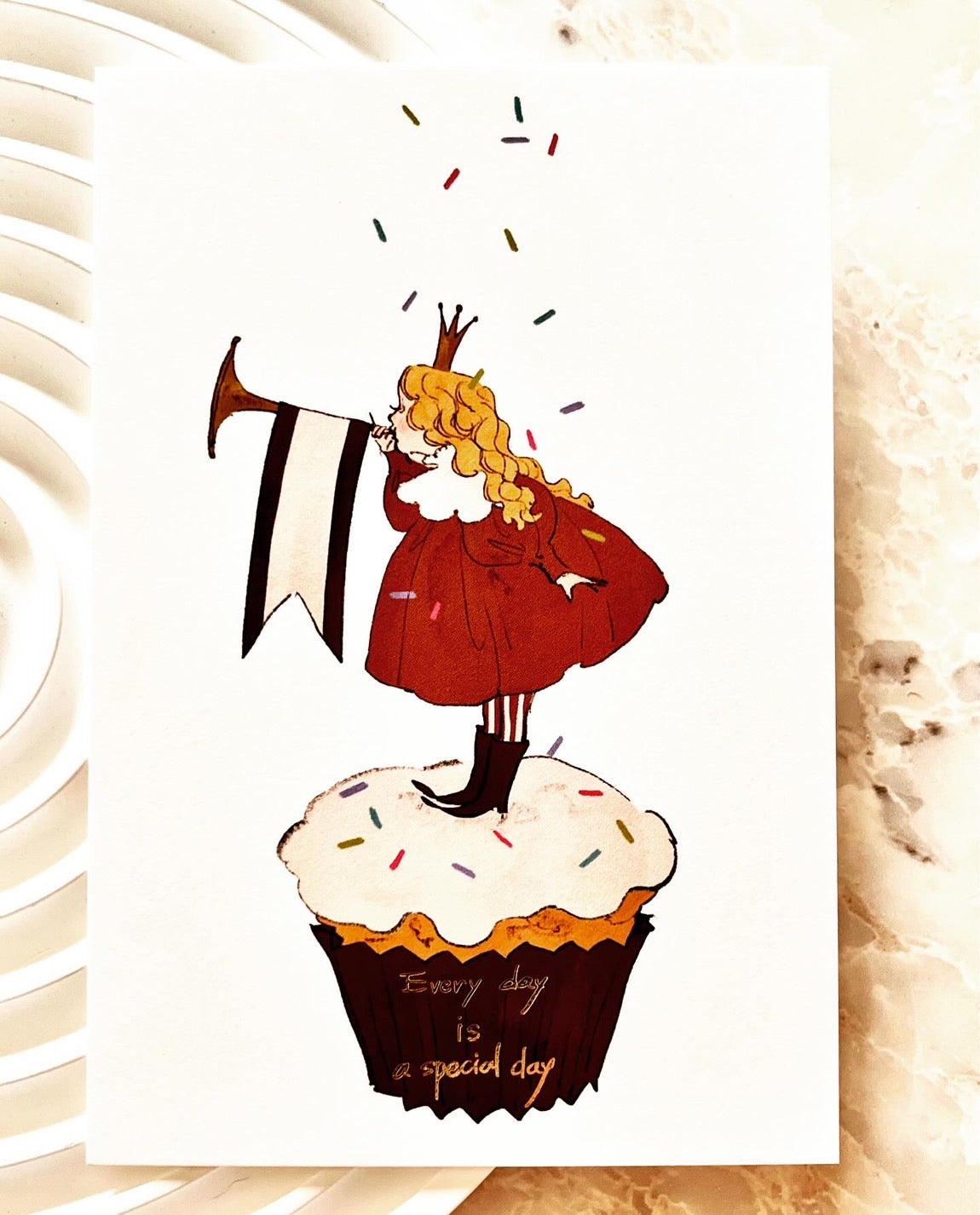 Rei Kurahashi Postcards - Sweet Treats and Girls - Muffin