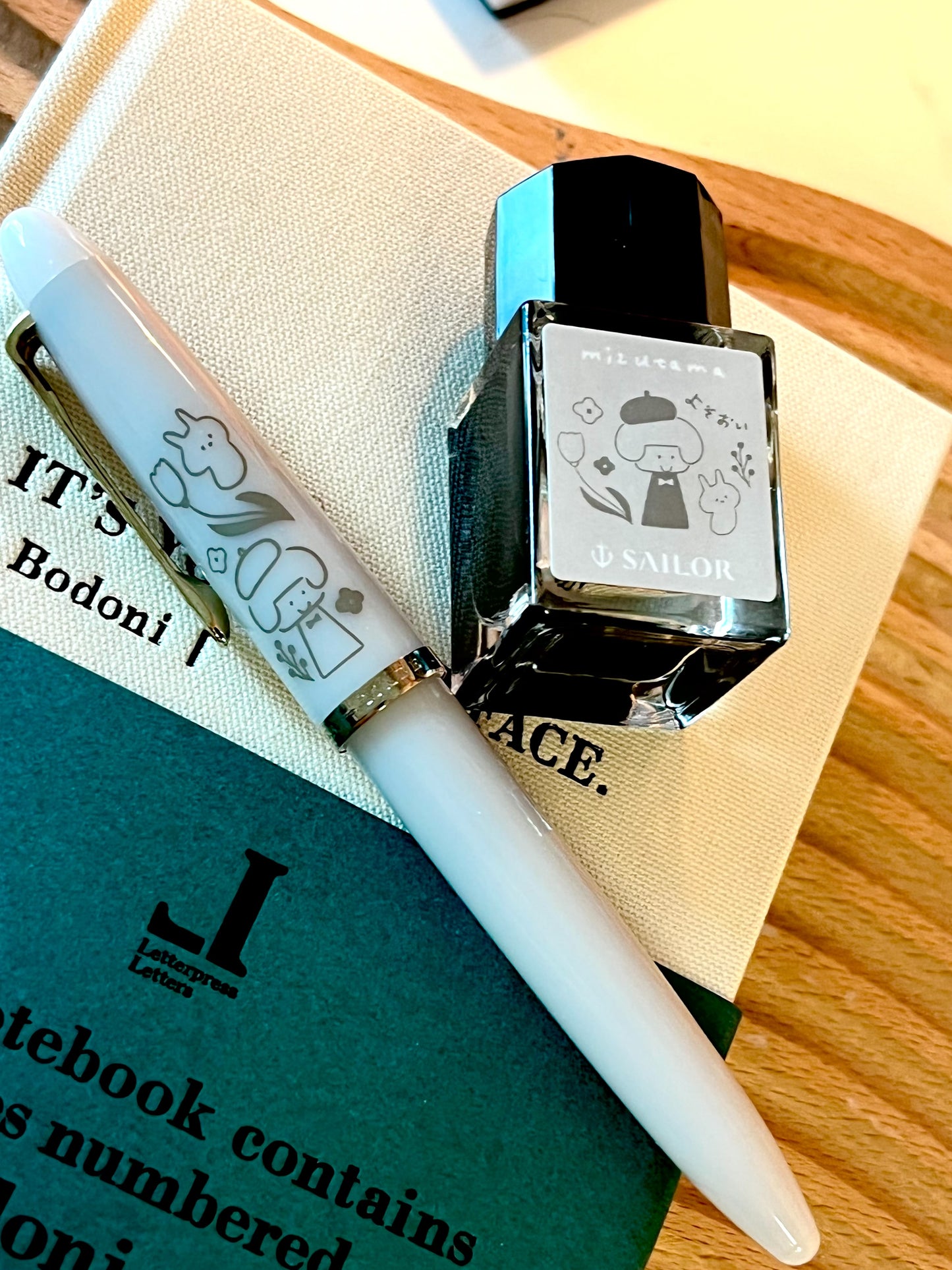 Sailor Fountain Pen "Profit Jr. Fountain Pen" × mizutama Collaboration, Medium Fine (MF)