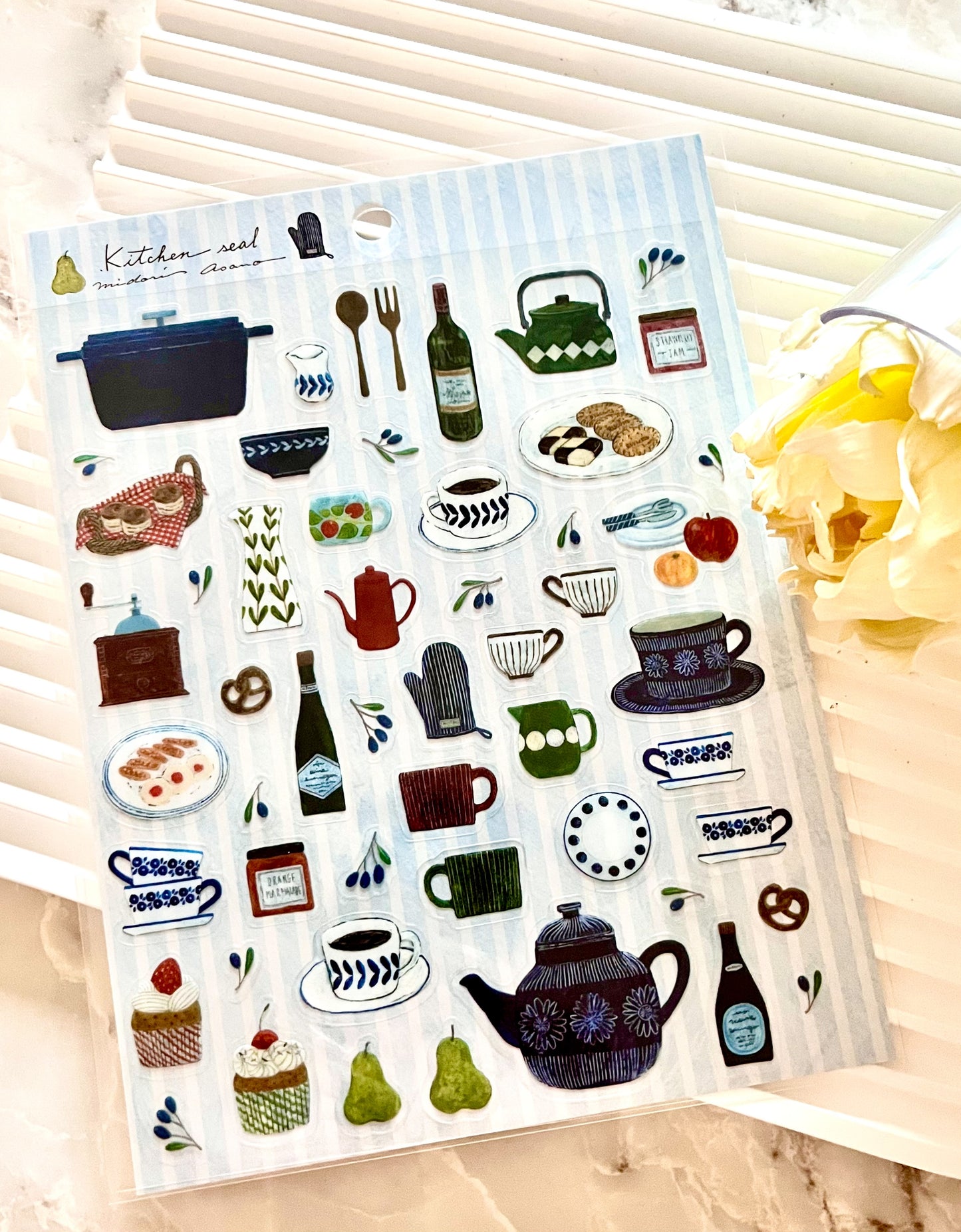 Midori Asano sticker Delicious kitchen