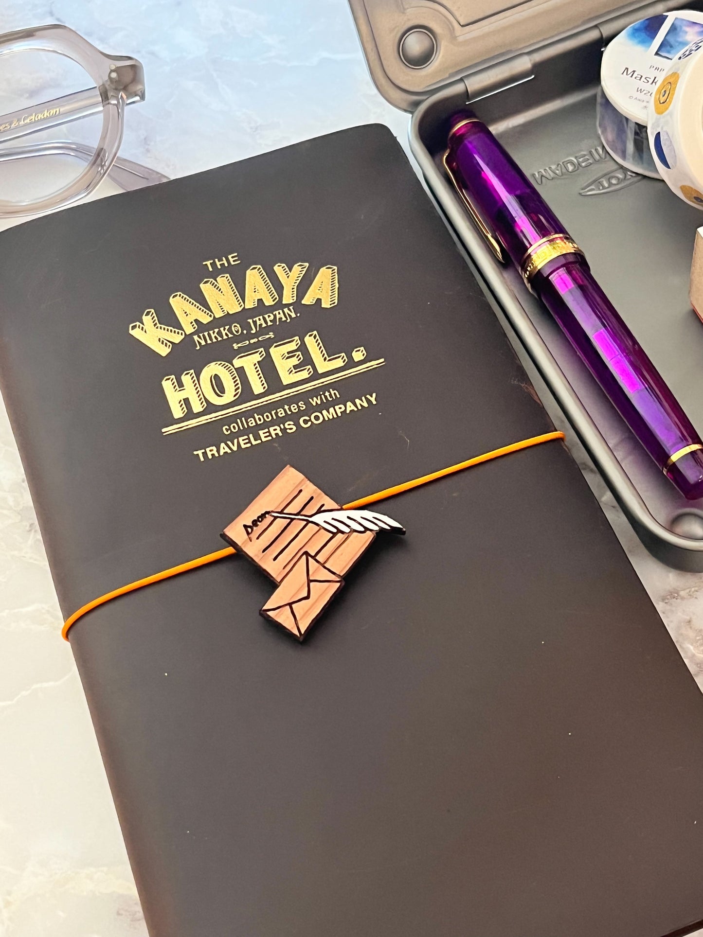 +Labo Wooden Journal Accessories Letter