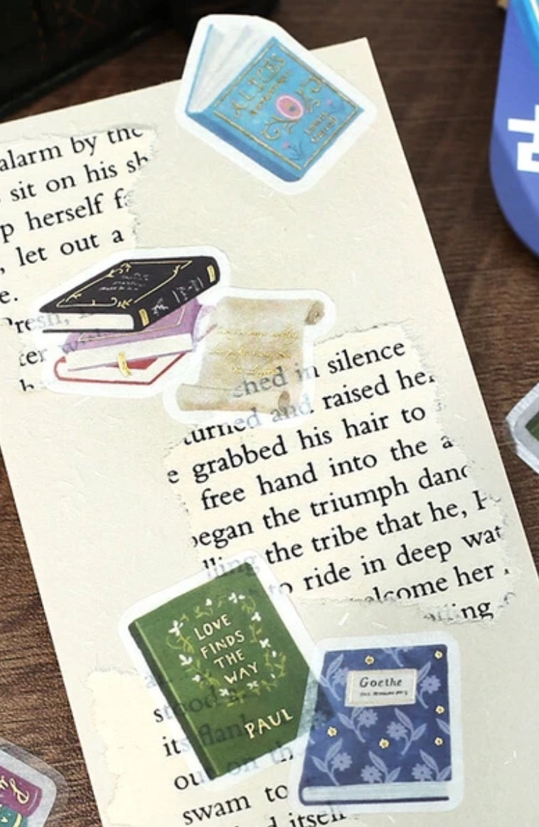 BGM 2024 New Release "Full" Journal Stickers Old Books