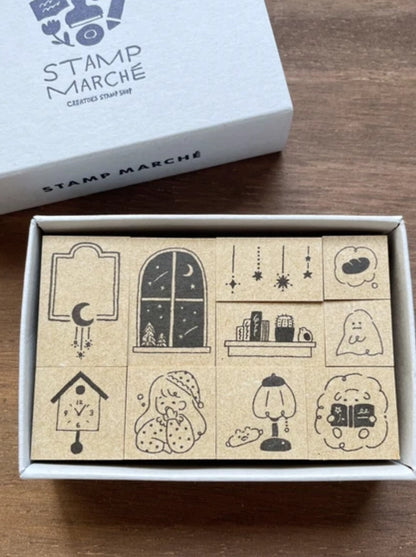 "By the stamp artist 'TEDE. Goodnight Star' stamp set