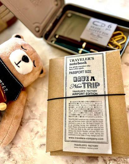 Traveler's Factory Traveler's Notebook  Exclusive at Narita Airport, Japan  color:Navy