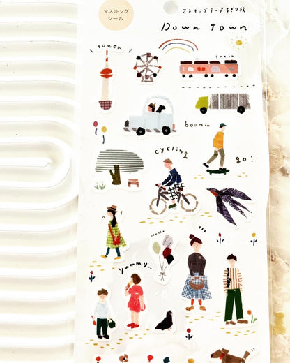 Tamura Miki Stickers : Downtown