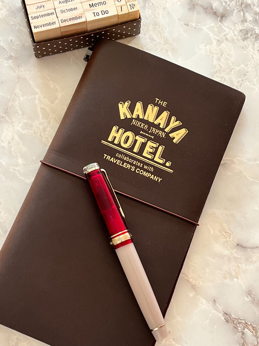 The Traveler's Notebook showcases the Kanaya Hotel's