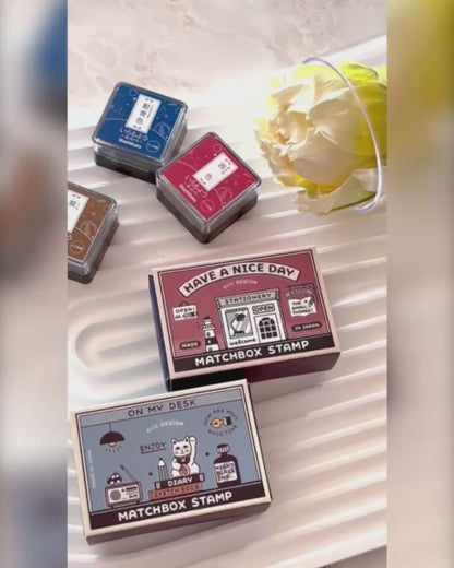 eric matchbox-style stam set  "Have a nice day"