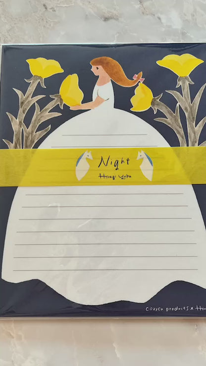 Yuka Hiragi Letter Set: Night
